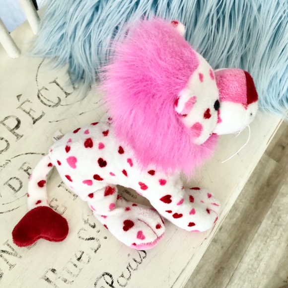 WEBKINZ Love Lion, Ganz, Stuffed Animal, Plush, Toy, Nice Condition, NO CODE - Picture 5 of 15